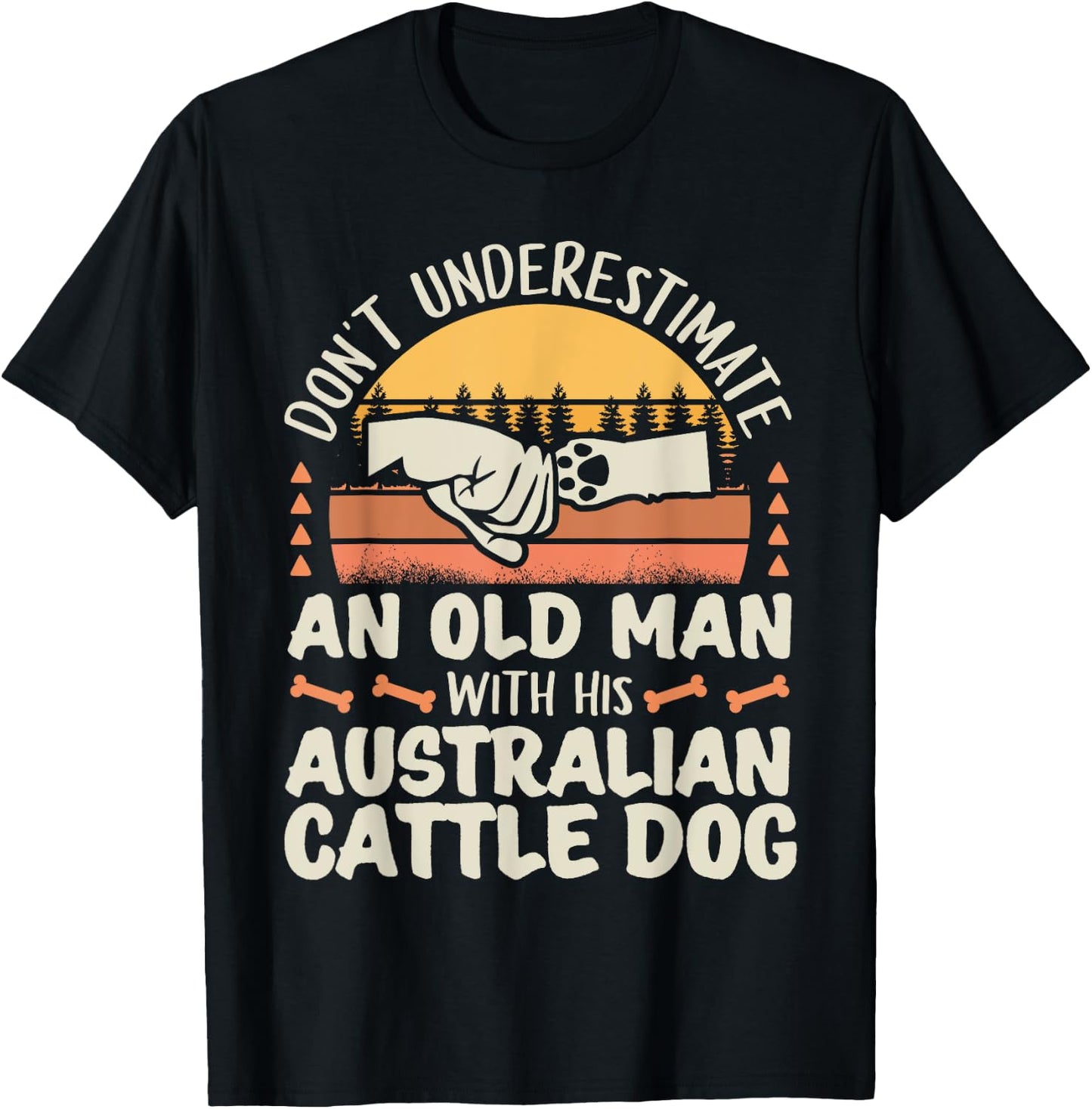 Australian Cattle Dog Shirt Men Women Dog Mom Dog Lover T-Shirt - T-Shirt | Black