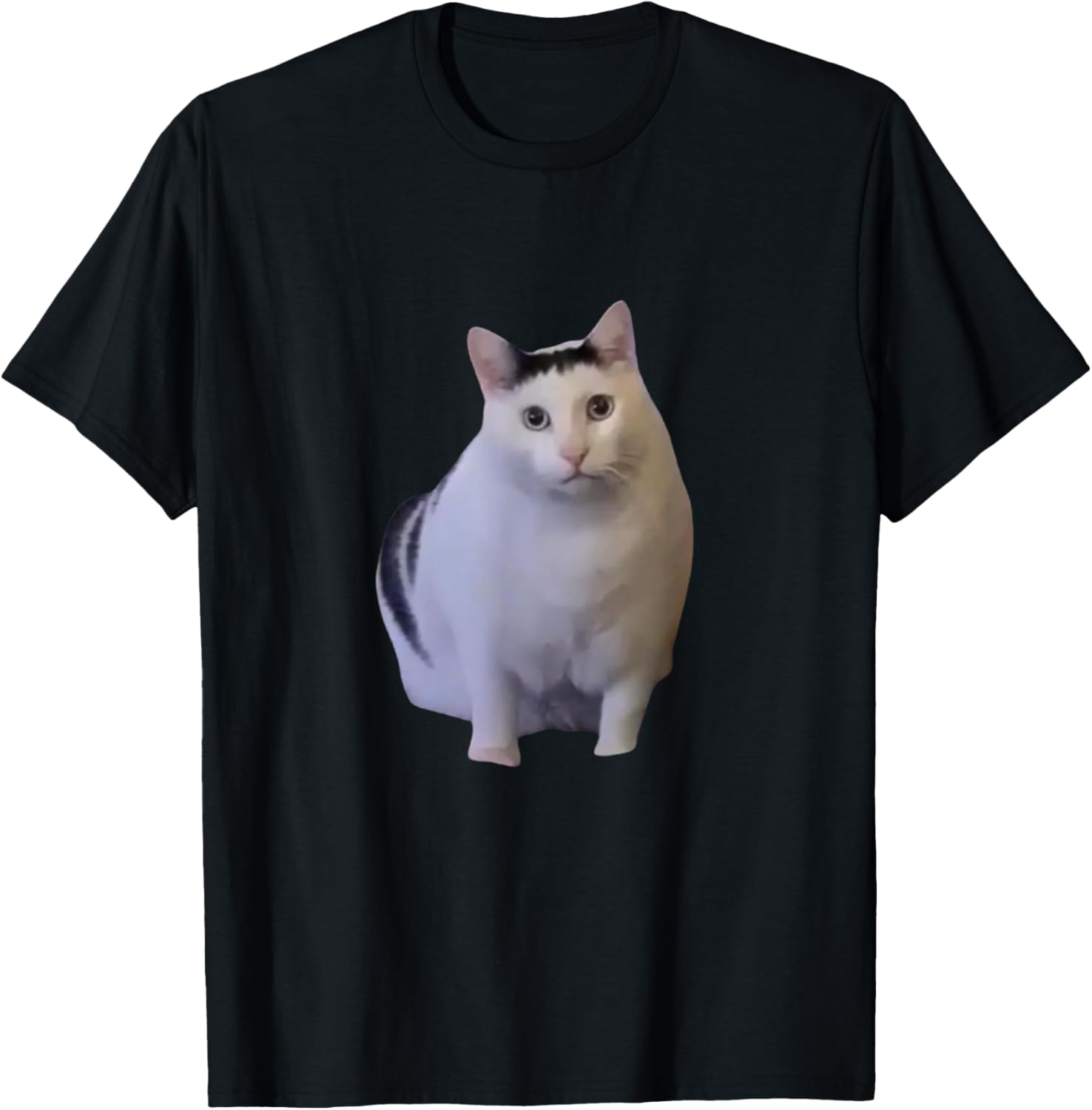I Heart I Love Funny Huh Cat Meme T-Shirt - T-Shirt | Black