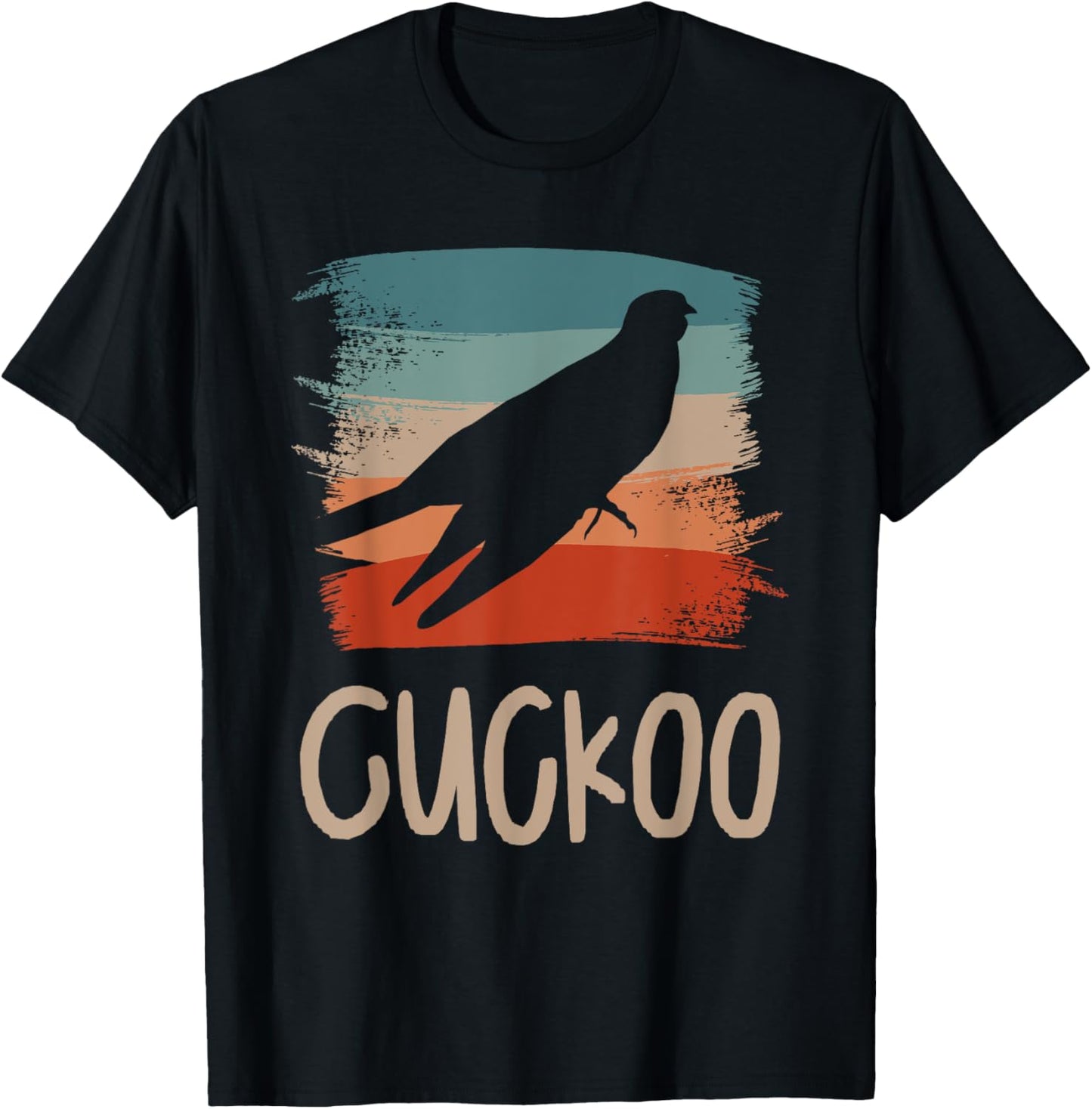 Retro Vintage Cuckoo Cuckoos T-Shirt - T-Shirt | Black