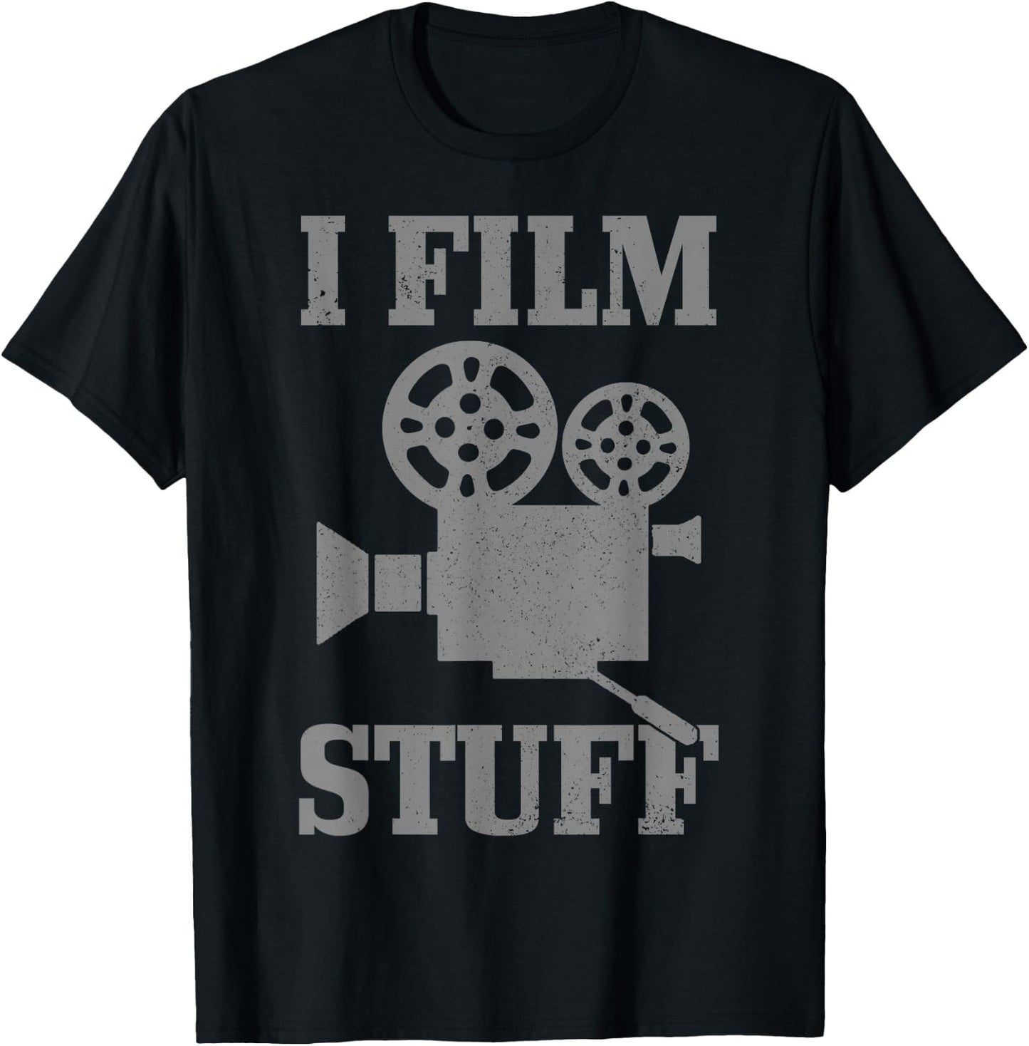 Cameraman Gift I Film Stuff Movie Director Filmmaker Funny T-Shirt - T-Shirt | Black