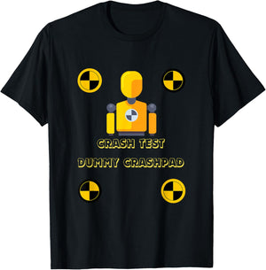 Crash Test Dummy Crashpad T-Shirt - T-Shirt | Black