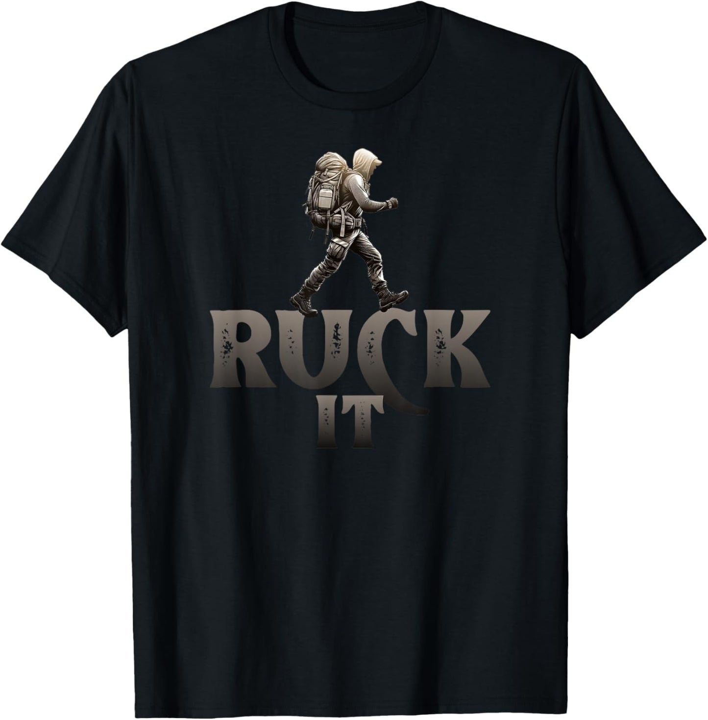 Ruck It, Rucking T-Shirt - T-Shirt | Black