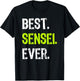 Best SENSEI Ever Martial Arts Teacher T-Shirt - T-Shirt | Black