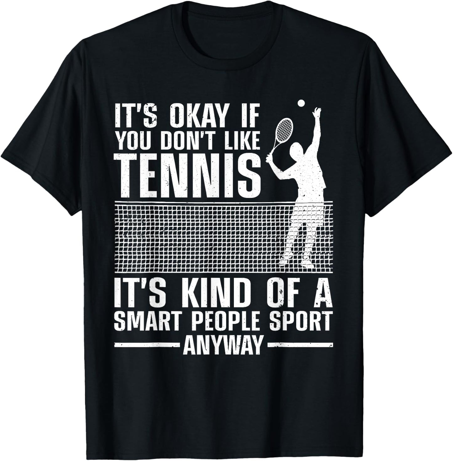 Cute Tennis Women Tennis Players Coach Sports Humor T-Shirt - T-Shirt | Black