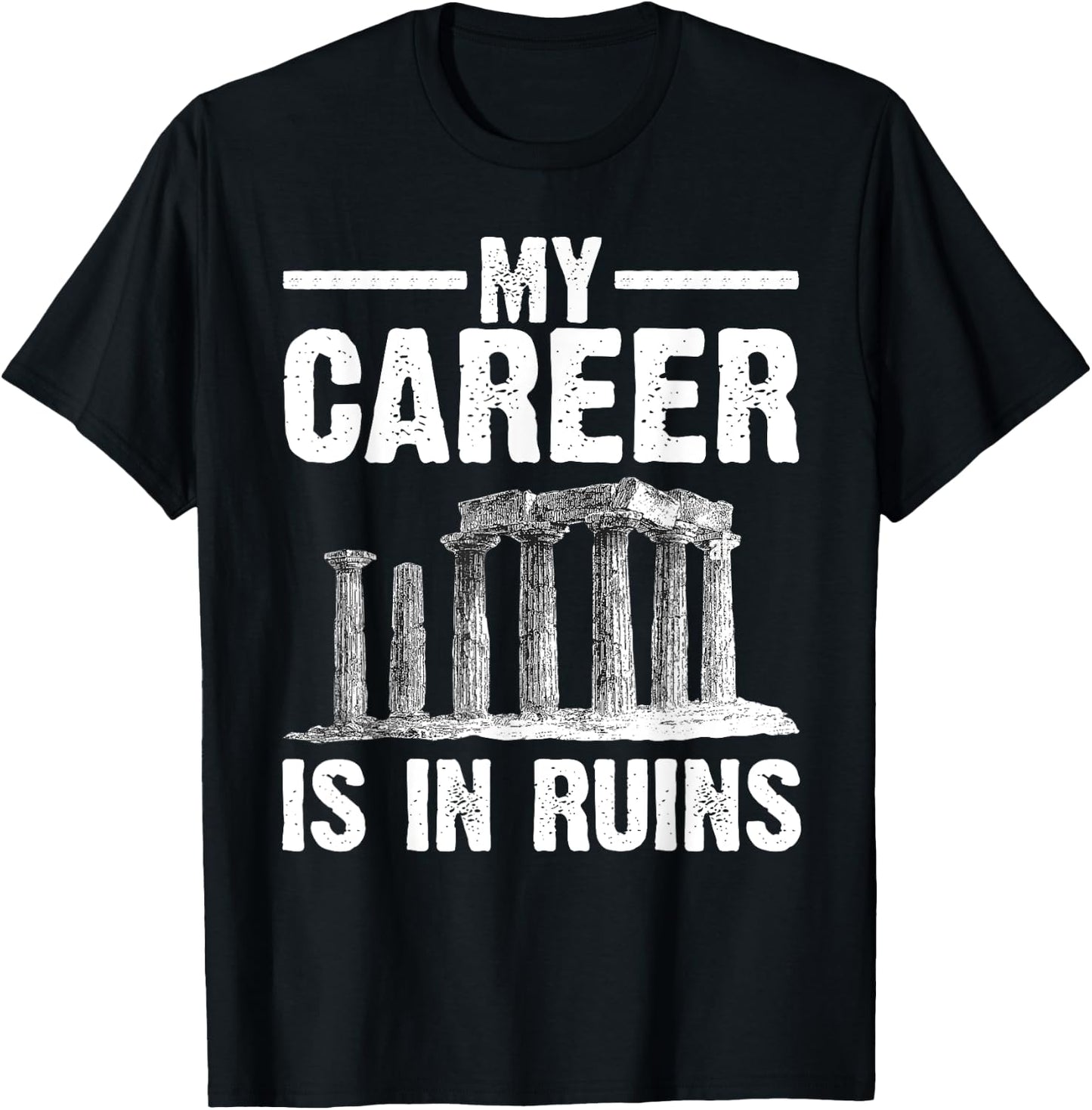 Funny Archaeology Art Women Archaeologist Archeology T-Shirt - T-Shirt | Black
