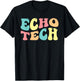Echo Tech Echocardiography Echocardiographer Sonographer T-Shirt - T-Shirt | Black