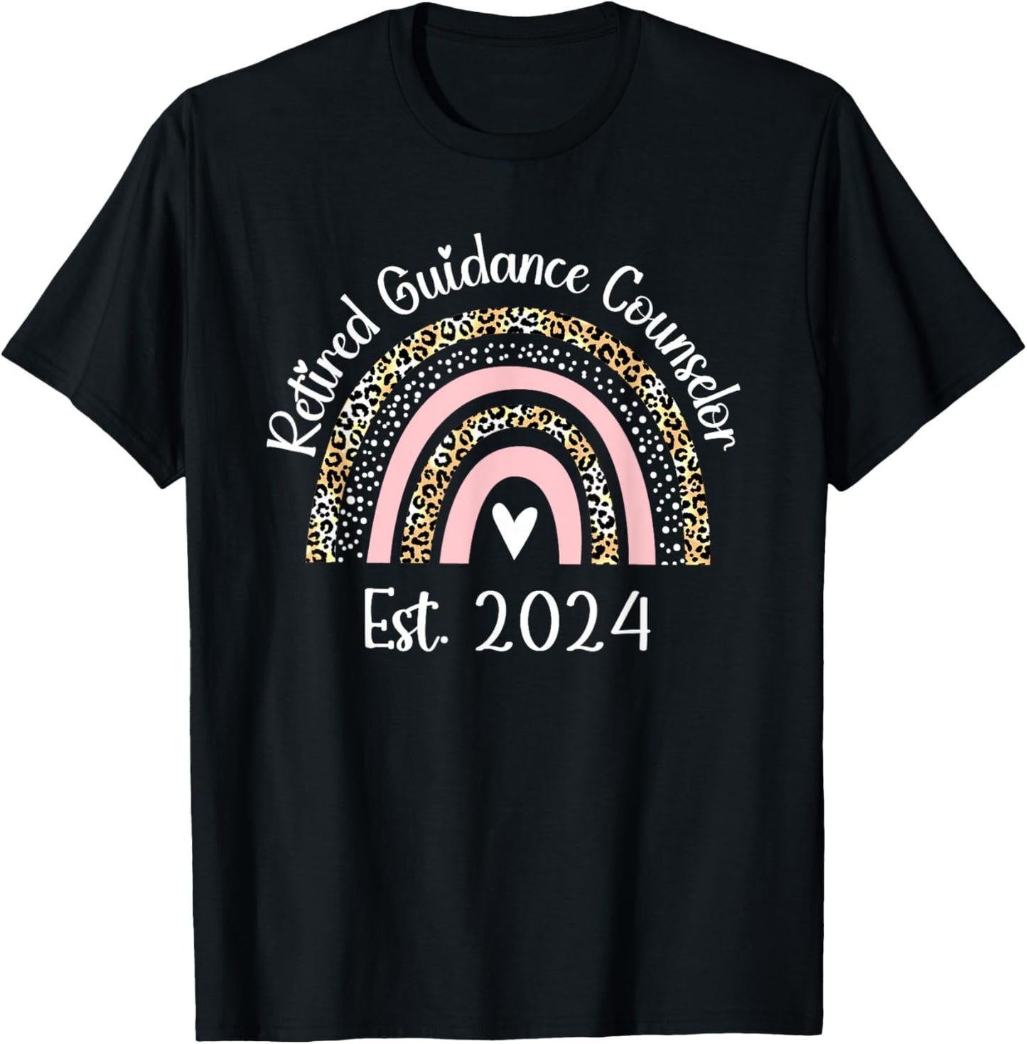 Retired Guidance Counselor Est 2024 Retirement Women T-Shirt - T-Shirt | Black
