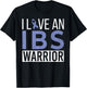 I Love An IBS Warrior Irritable Bowel Syndrome IBS Awareness T-Shirt - T-Shirt | Black