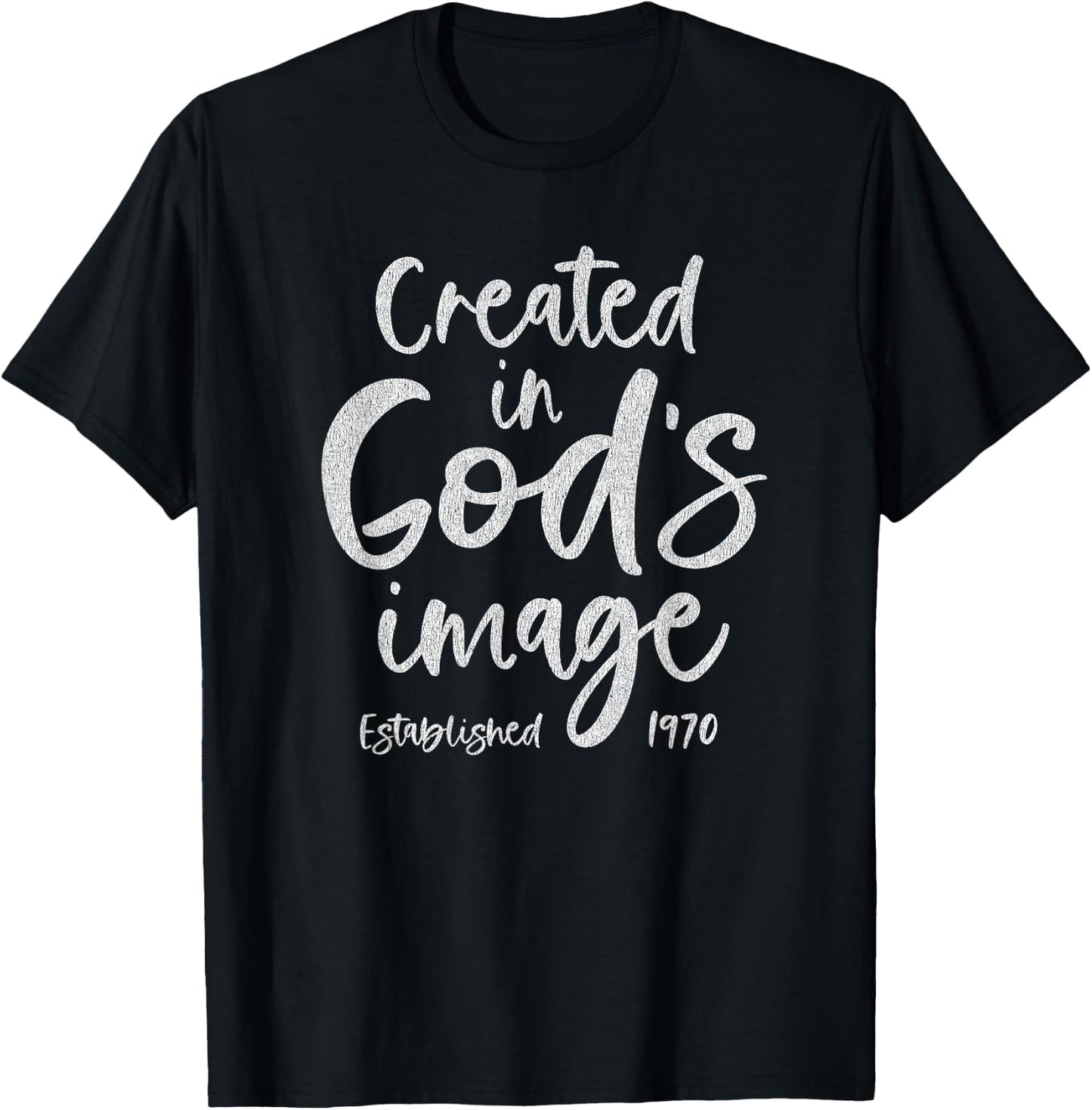 55 Year Old Christian Jesus Christ 55th Birthday T-Shirt - T-Shirt | Black