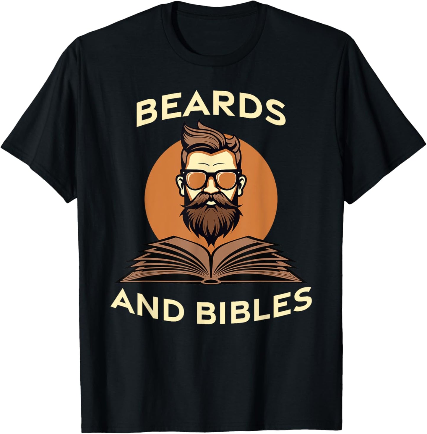 Beards and Bibles Christian Man T-Shirt - T-Shirt | Black