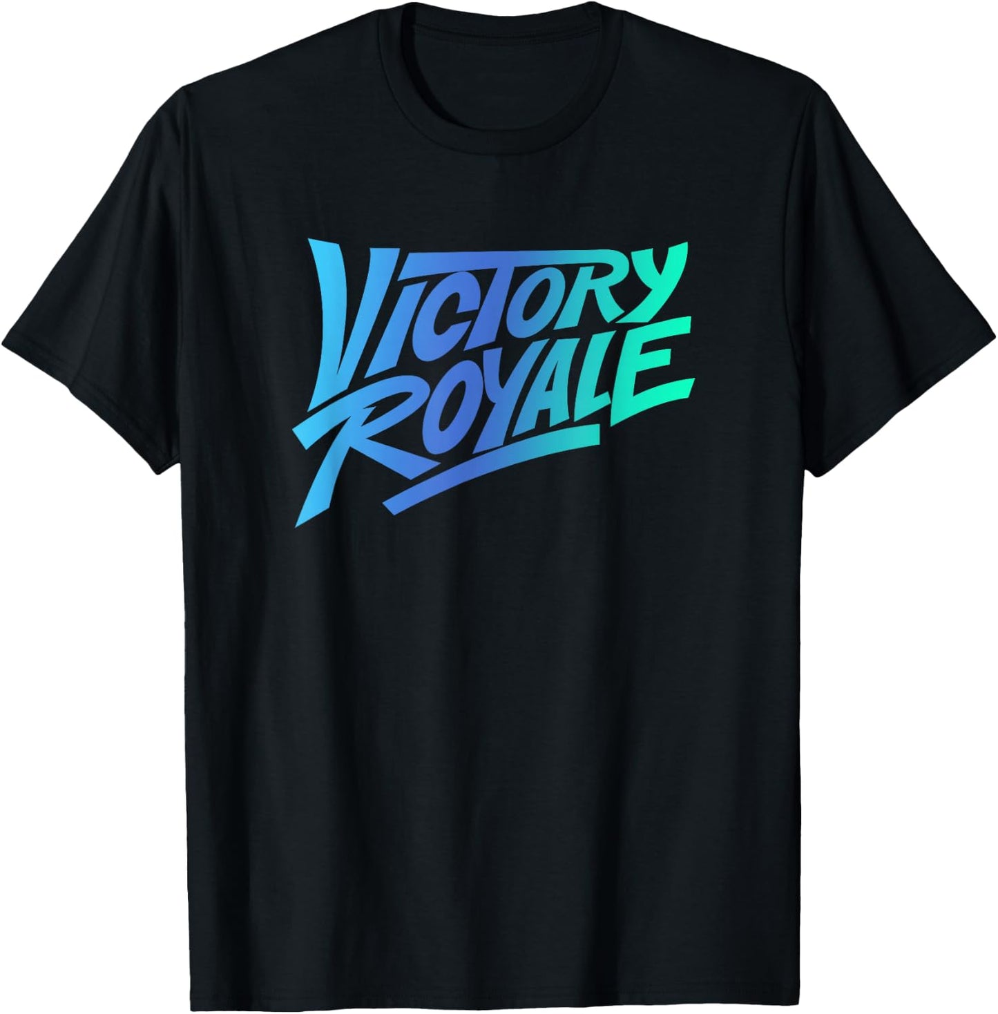 Fortnite Victory Royale Gradient Logo Small T-Shirt - T-Shirt | Black