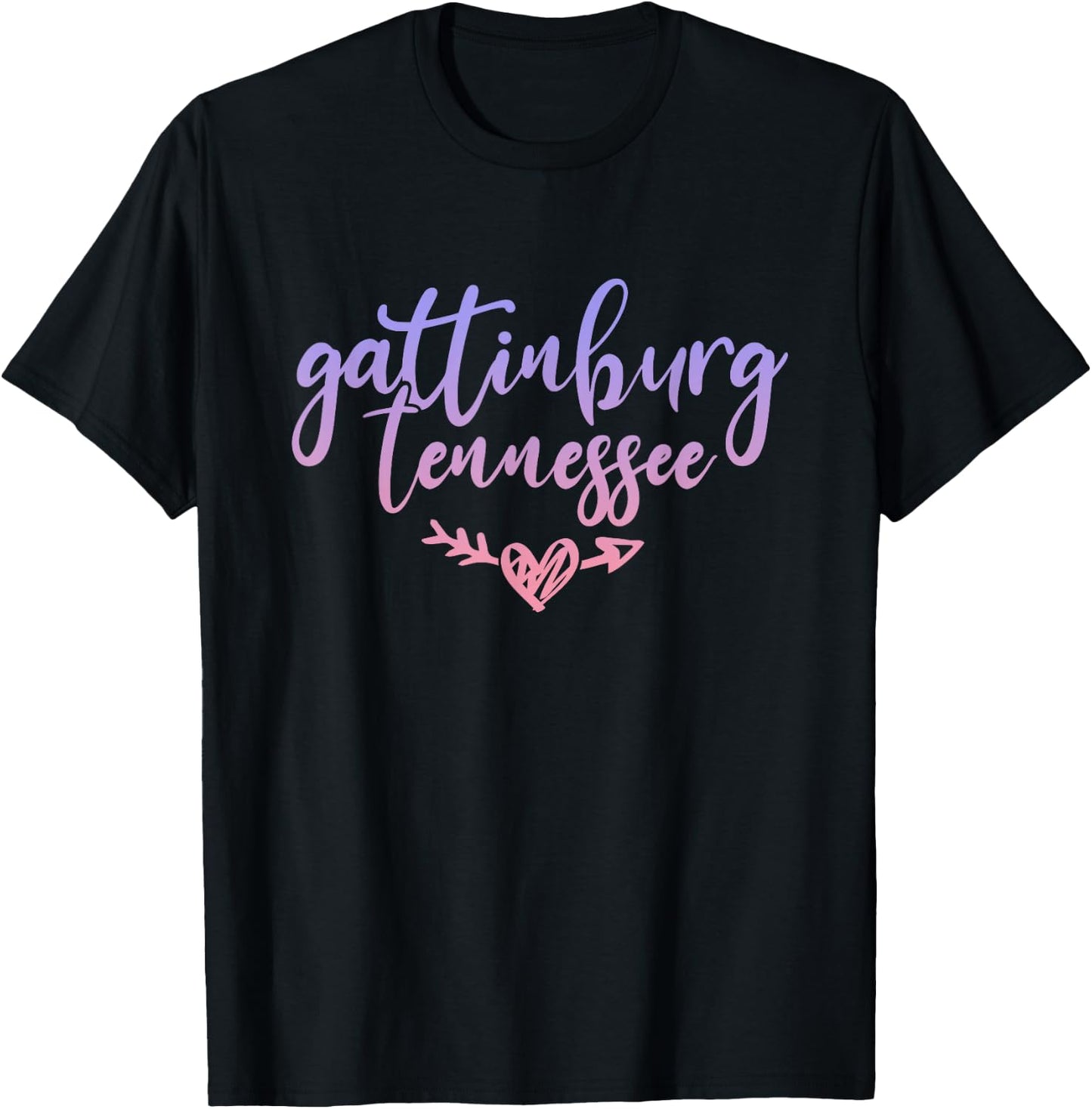 Vintage Gatlinburg Tennessee Pride Hiking Camping Adventure T-Shirt - T-Shirt | Black