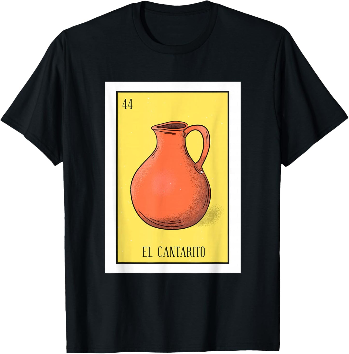 El Cantarito Lottery Gift The Clay Jug Card Mexican Lottery T-Shirt - T-Shirt | Black