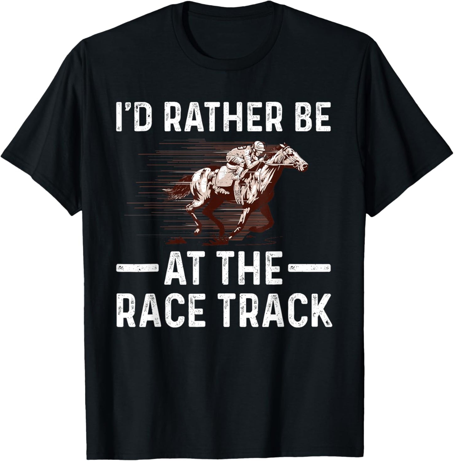 Cool Horse Racing Women Race Jockey Derby Equestrian T-Shirt - T-Shirt | Black