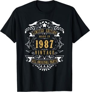 38th Birthday Women 38 Years old Men Her 38 Birthday T-Shirt - T-Shirt | Black