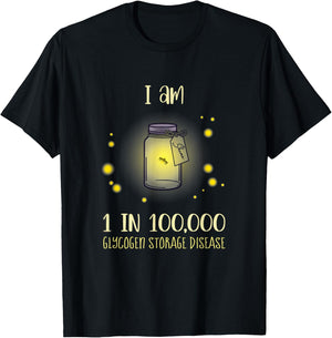 Glycogen Storage Disease (GSD) Awareness T-Shirt - T-Shirt | Black