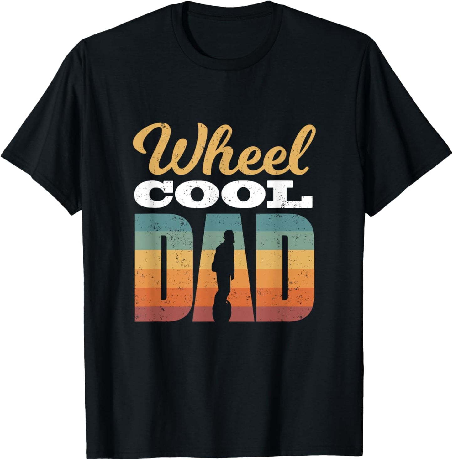 Electric Unicycle Monowheel EUC Unicycling Wheel Cool dad T-Shirt - T-Shirt | Black