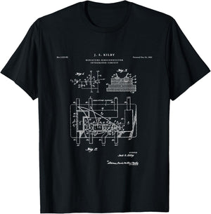 Integrated Circut Patent - geek T-Shirt - T-Shirt | Black
