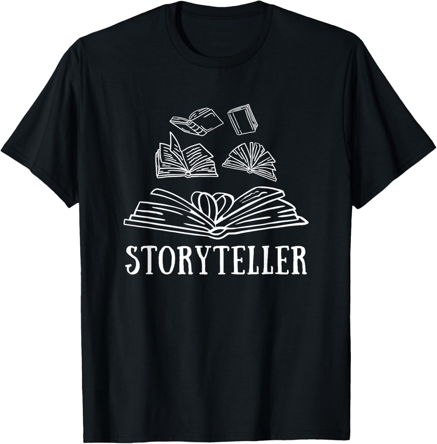 Writer Author Book Literature Publisher - Storyteller T-Shirt - T-Shirt | Black