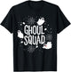 Ghoul Squad Halloween Crew Ghost Kids Boys Friends Outfit T-Shirt - T-Shirt | Black