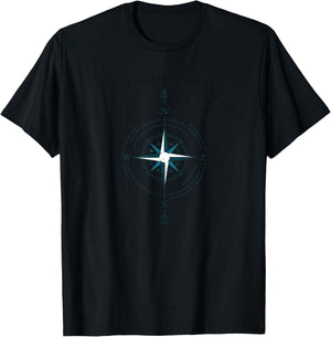 Not All Who Wander Are Lost Travel T-Shirt - T-Shirt | Black