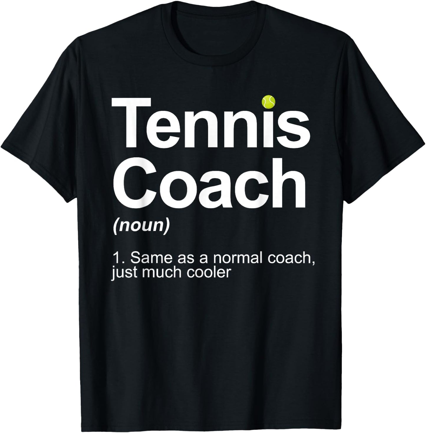 Tennis Coach Design Women Tennis Lover Tennis Coach T-Shirt - T-Shirt | Black
