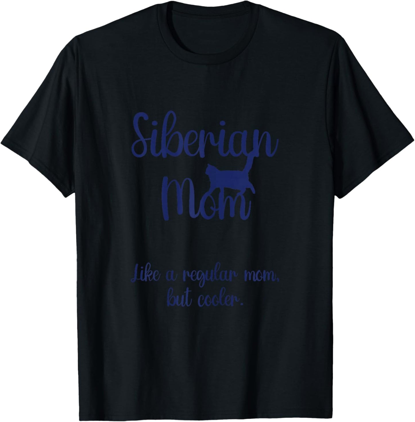 Siberian Cat Kittens Mother Mom Items Siberian Forest Cat T-Shirt - T-Shirt | Black