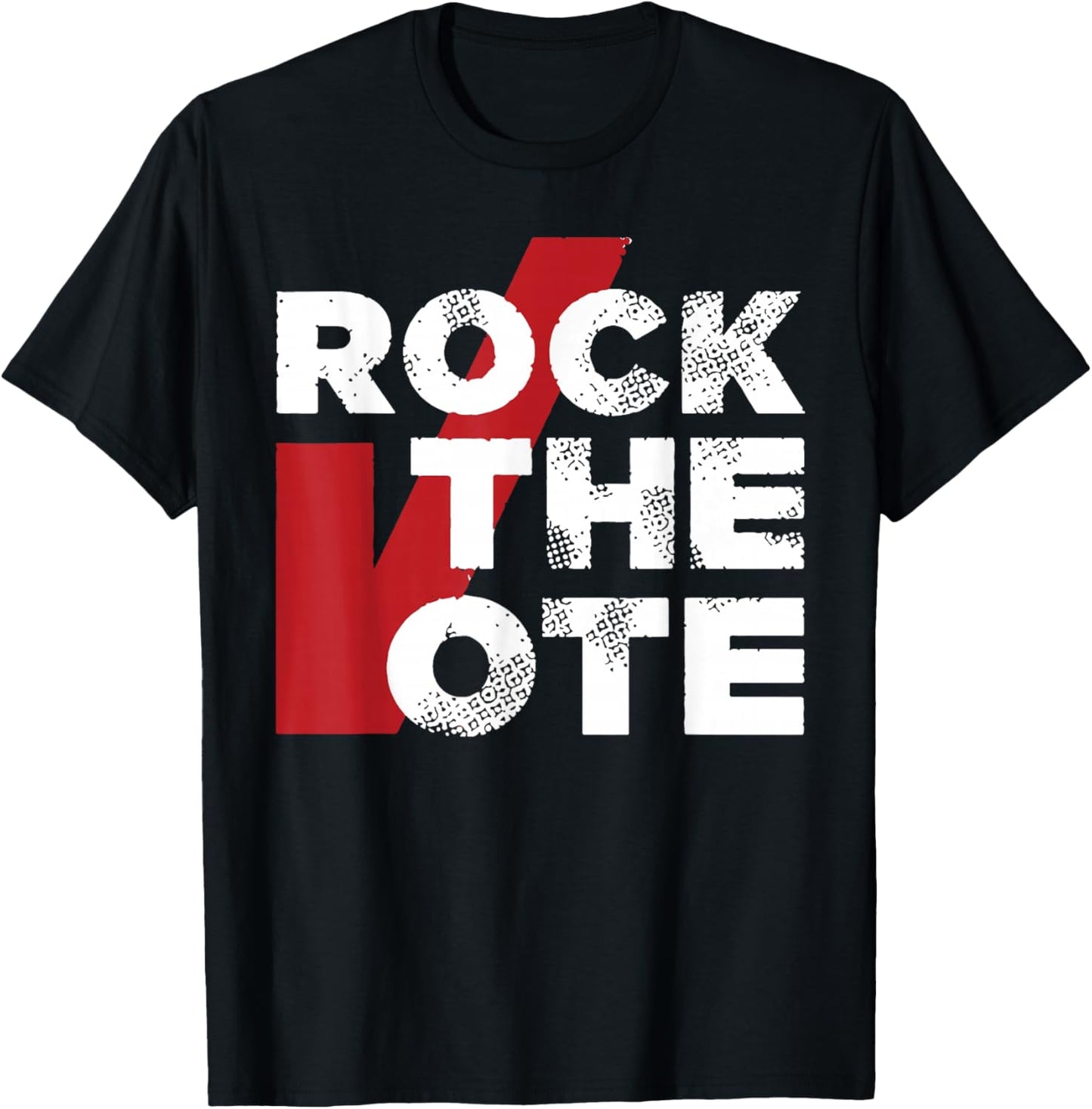 Rock The Vote T-Shirt - T-Shirt | Black
