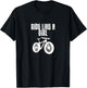 Ride Like A Girl Mountain Biking Mountain Bike T-Shirt - T-Shirt | Black