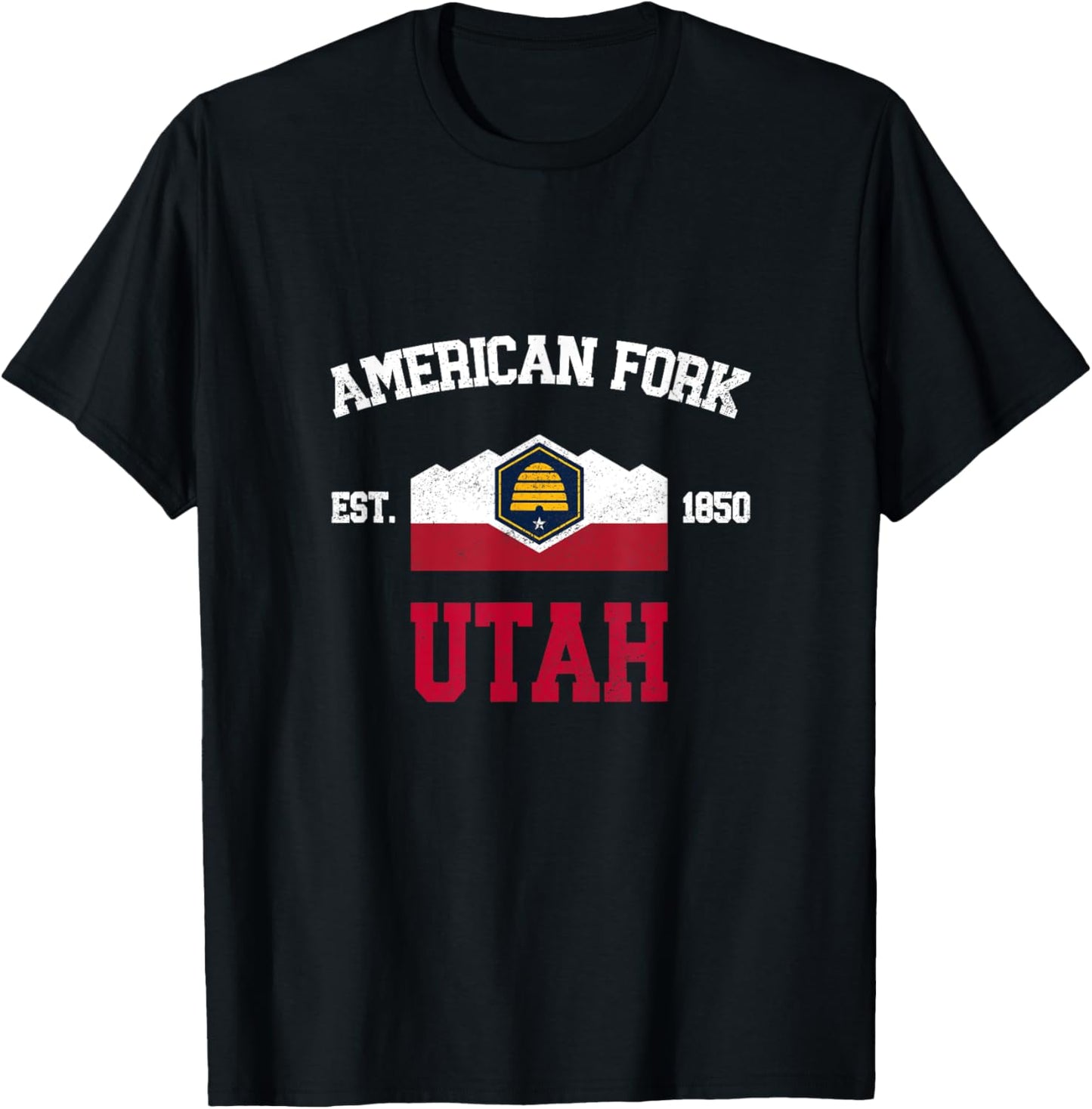 American Fork Utah T-Shirt - T-Shirt | Black