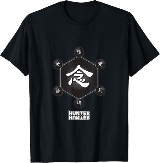 Hunter X Hunter Symbols T-Shirt - T-Shirt | Black