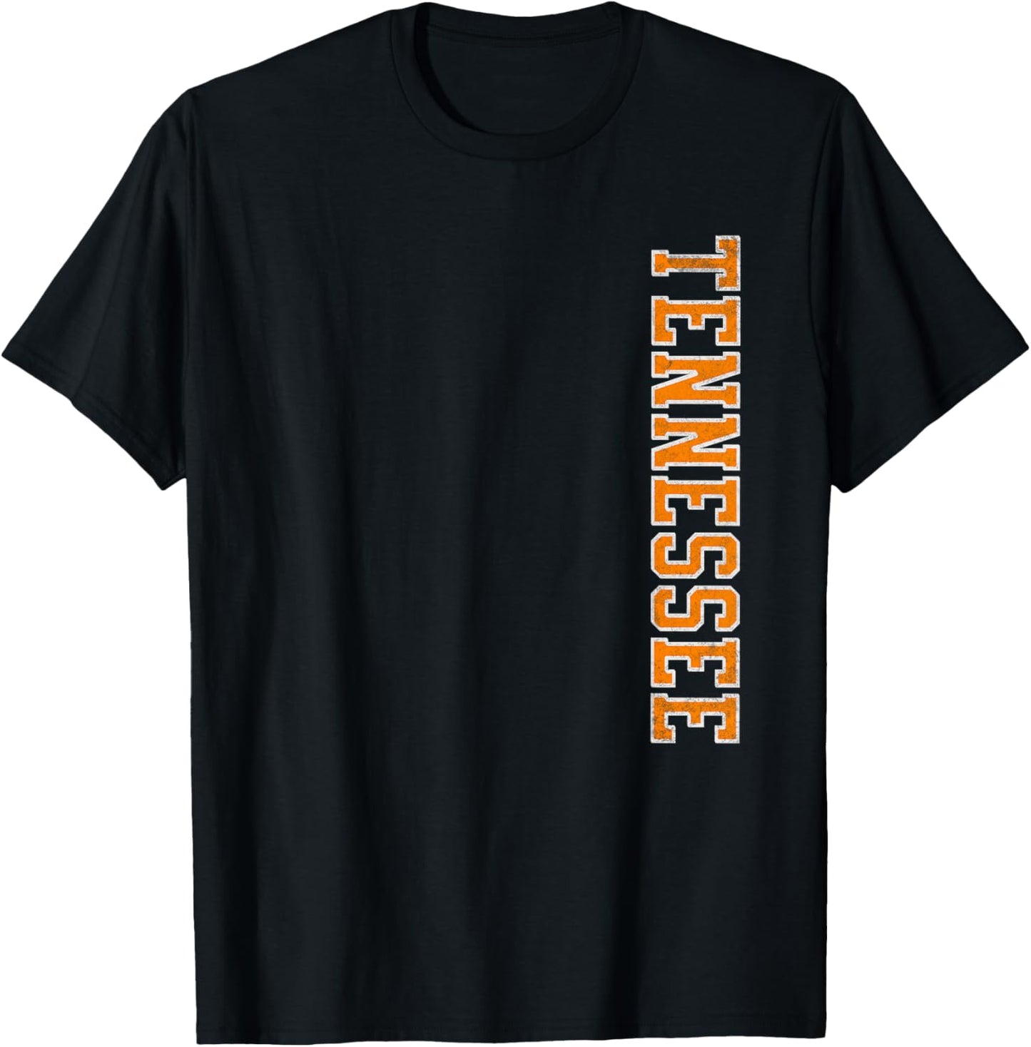 Retro Tennessee TN Orange Vintage Design Classic T-Shirt - T-Shirt | Black