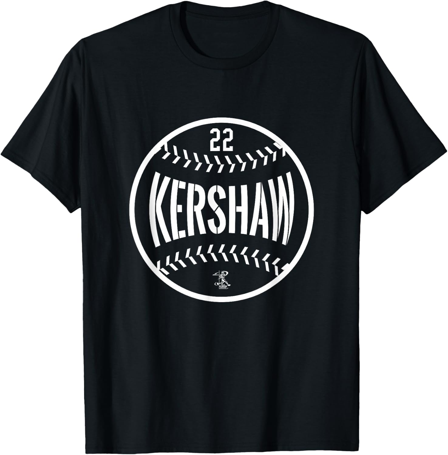 Clayton Kershaw Baseball Line Gameday T-Shirt - T-Shirt | Black