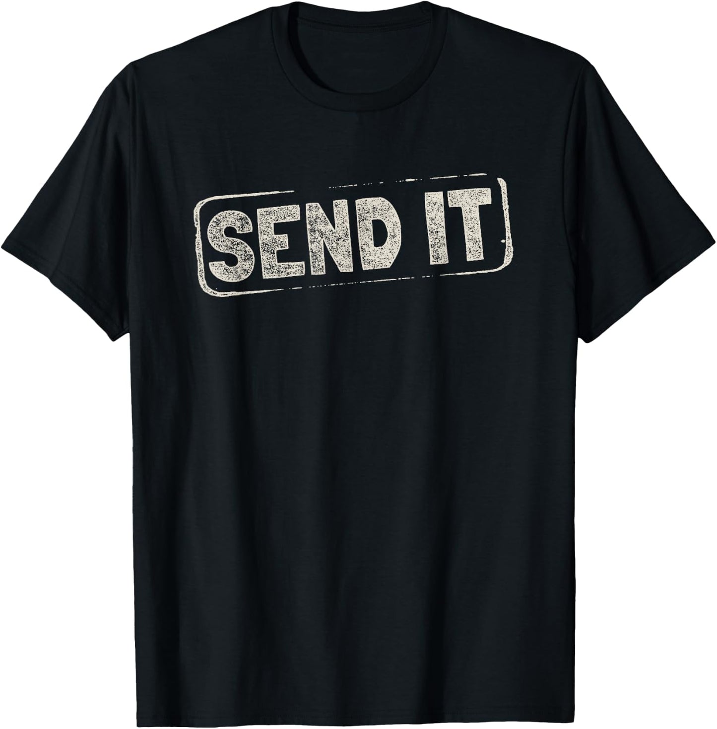 Send It Design For Whitewater Kayaking T-Shirt - T-Shirt | Black