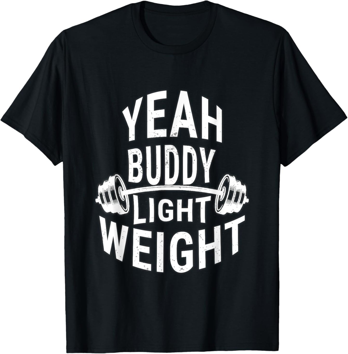 Barbell Gym Workout Yeah Buddy Light Weight Women's Classic Fit Modern Black Workout T-Shirt - T-Shirt | Black