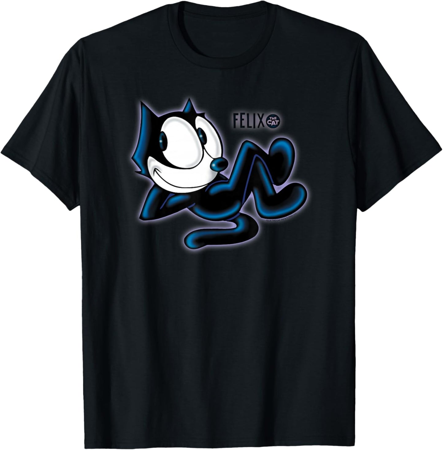 Felix The Cat Airbrush T-Shirt - T-Shirt | Black