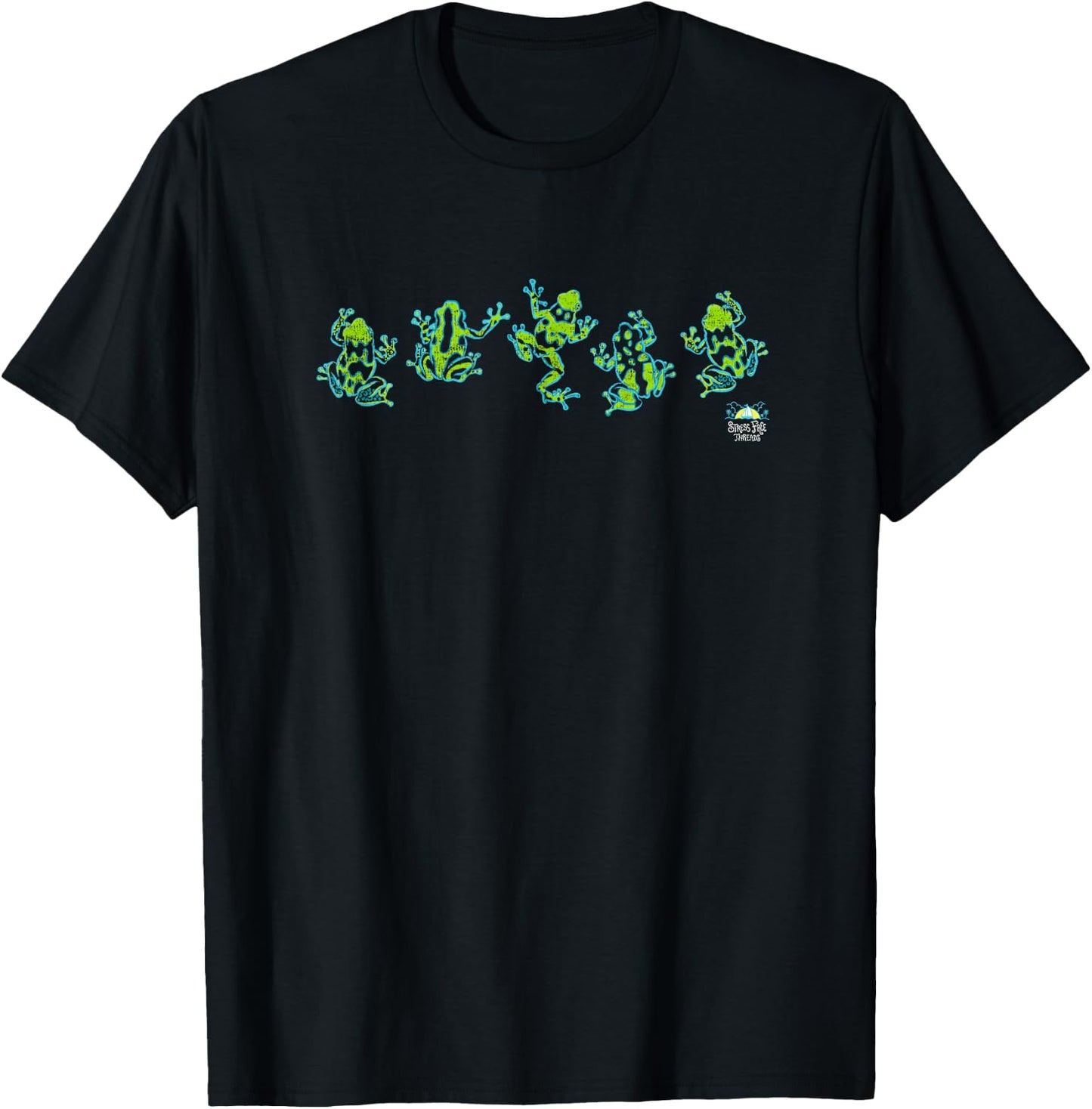 Dart Frogs Vintage T-Shirt - T-Shirt | Black