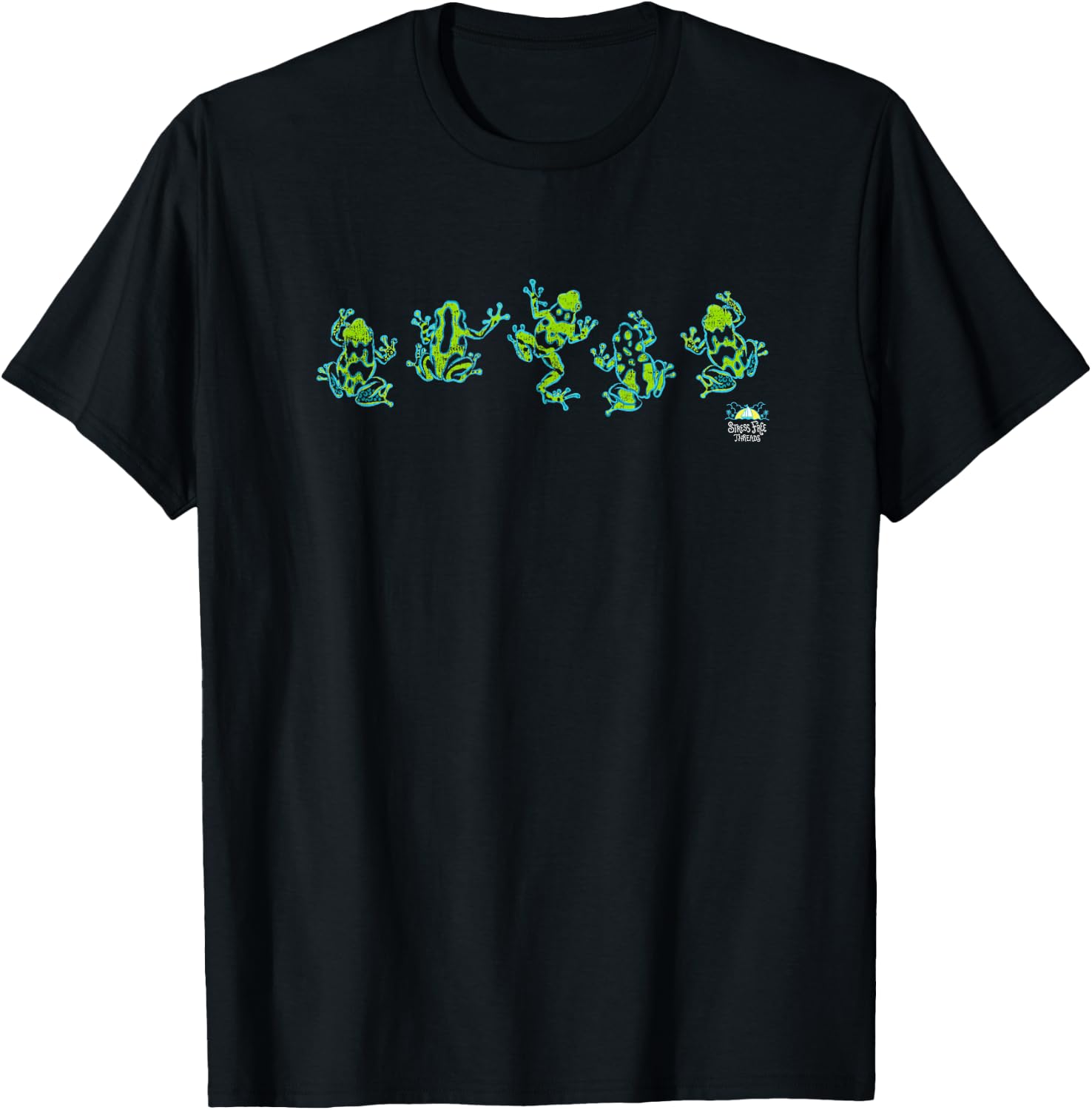 Dart Frogs Vintage T-Shirt - T-Shirt | Black