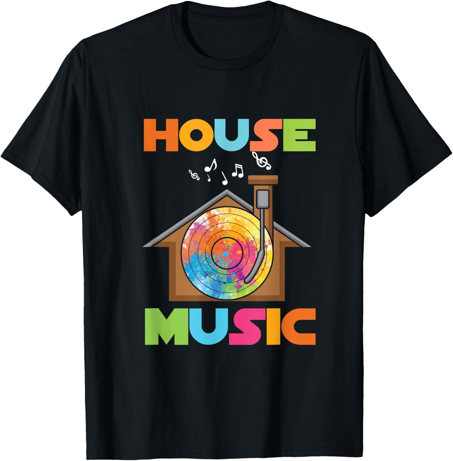 EDM - House Music Party DJ - Concert T-Shirt - T-Shirt | Black
