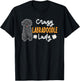 Black Labradoodle Dog Mom Crazy Labradoodle Lady T-Shirt - T-Shirt | Black