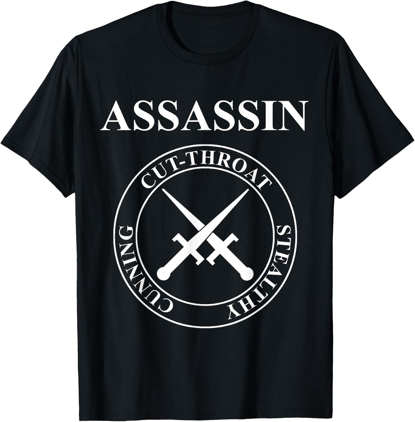 Assassin Fantasy RPG Class T-Shirt - T-Shirt | Black