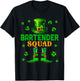 Bartender Squad St. Patrick's Day Costume Clovers Job Team T-Shirt - T-Shirt | Black