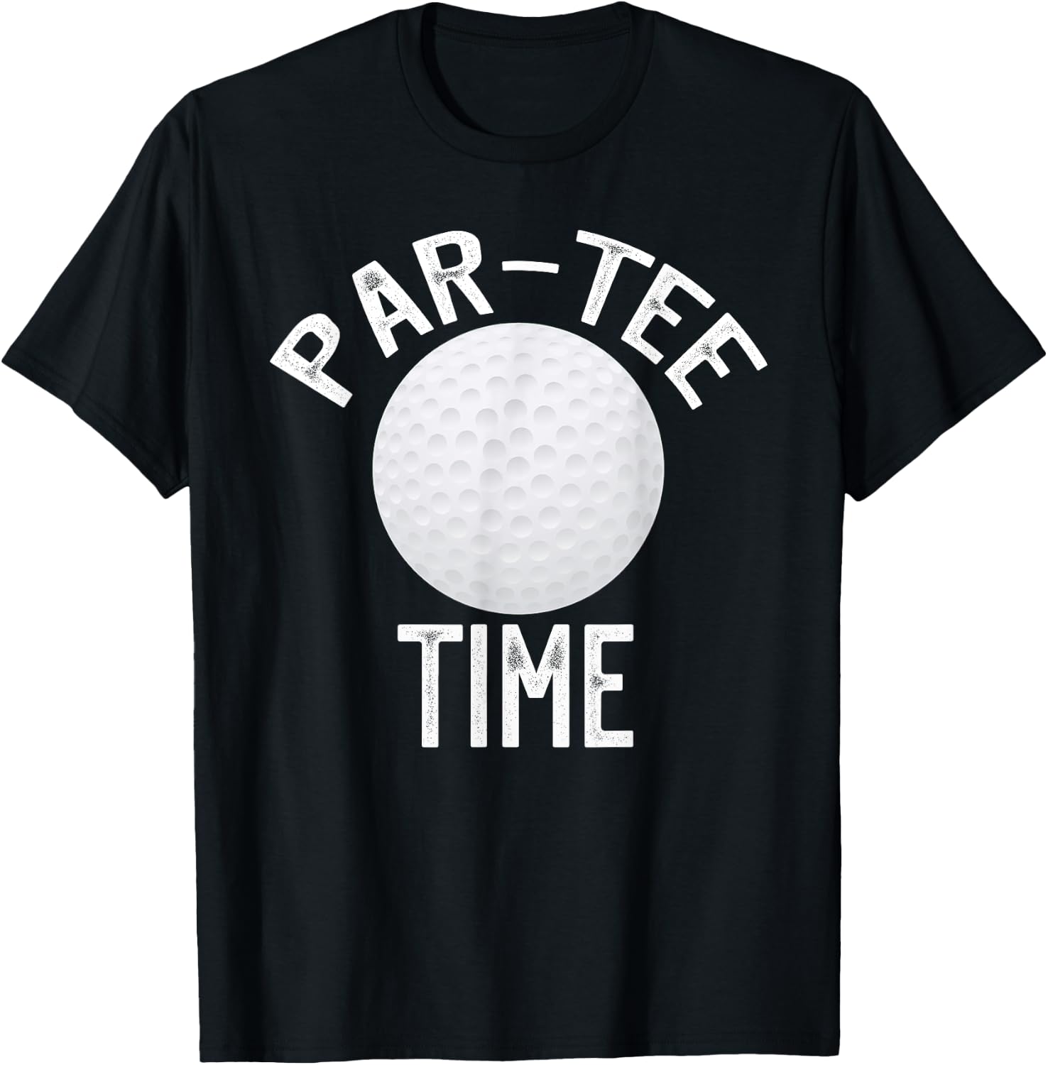 Par- Time Funny Golf T-Shirt - T-Shirt | Black