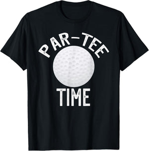 Par- Time Funny Golf T-Shirt - T-Shirt | Black