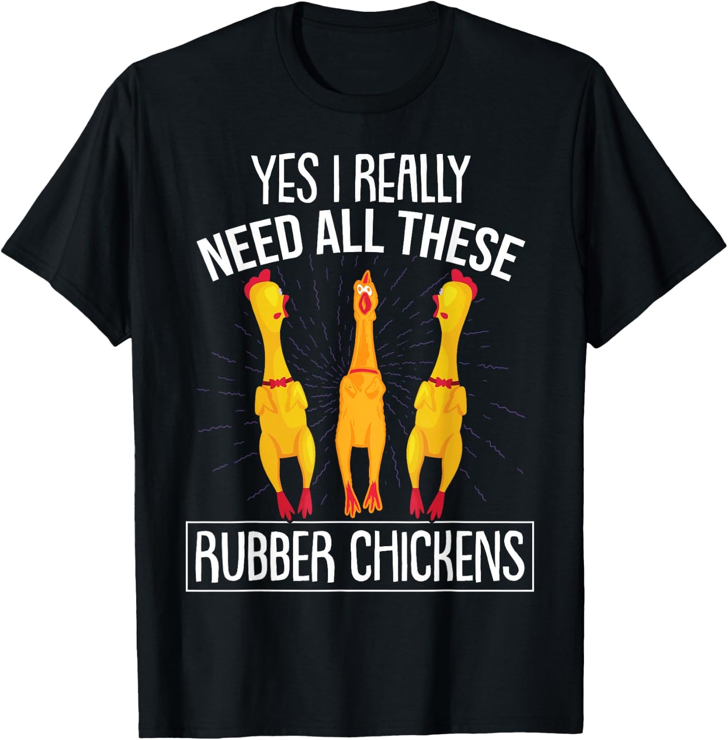Rubber Chicken T-Shirt - T-Shirt | Black