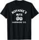 Bofadee's Nuts Hardware Co. or Women Funny T-Shirt - T-Shirt | Black