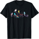 Bird Watching Birder Bird Lover Birds Perched On Tree Branch T-Shirt - T-Shirt | Black