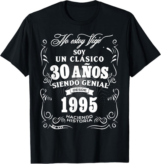 30th Birthday gift in Spanish Regalo cumpleanos 30 T-Shirt - T-Shirt | Black