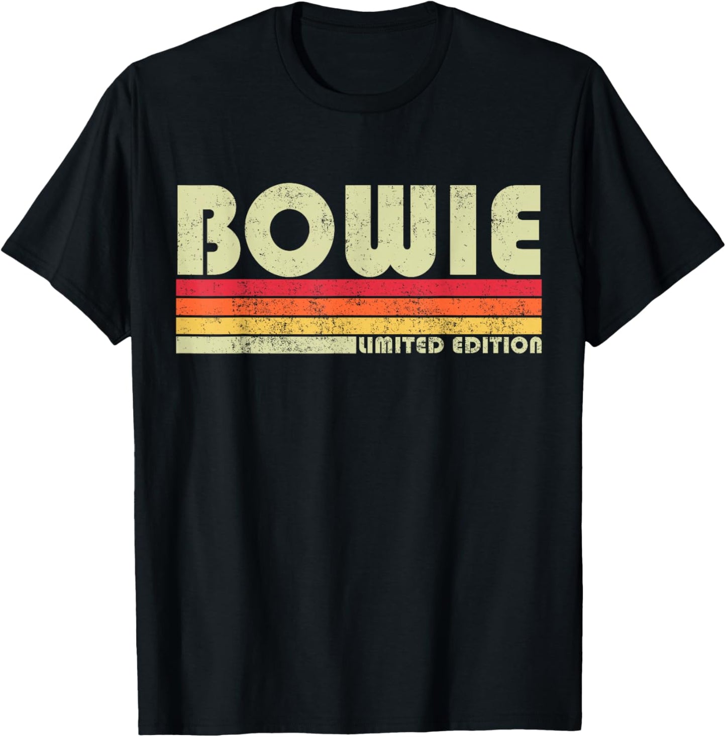 Vintage 1980s Graphic Style Bowie Maryland T-Shirt - T-Shirt | Black