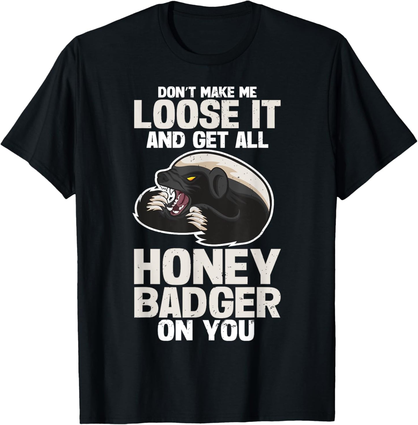 Honey Badger Honeybadger T-Shirt - T-Shirt | Black